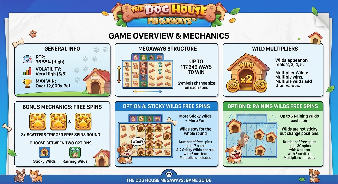 The Dog House Megaways: the sticky-wild classic that still gets clicks mid image